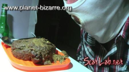 Slave Bodo eat 457gr from Lady Bardot (Scat Circle) Scat / Eat Shit [HD 720p] Planet Bizarre