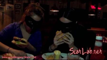 Exercise and Burger for Us and Two Big Shits for You (4 Scat Girls) Scat / Human Toilet [FullHD] YezzClips