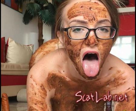 Sitty Lotion All Over my Body (JosslynKane) Poop Videos, Scat, Smearing [FullHD 1080p]