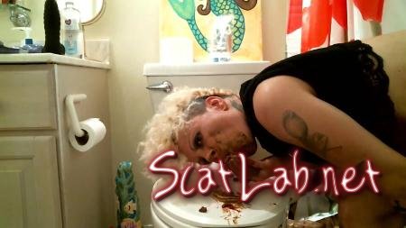 Shit Eater (Juicy Julia) Smear, Solo [FullHD 1080p] Blonde Scat