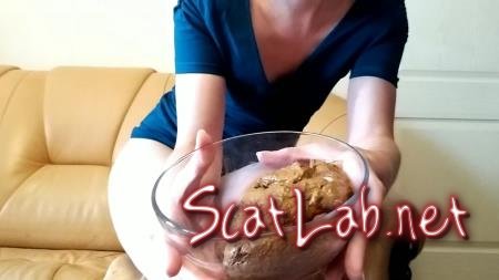 Pooping and playing on leather sofa (nastygirl) Poop, Solo [FullHD 1080p] Scat Video