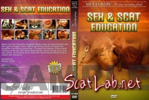 MFX-772 Sex And Scat Education (Karla, Maria, Nadia) Lesbian, Dildo [SD] MFX-Media