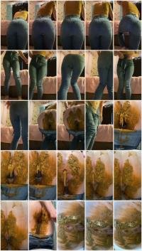 Extreme jean accident (Sexandcandy18) Scatology, Solo [UltraHD 2K] Jean Pooping