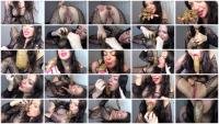 Sucking Shit Filled Condom (Evamarie88) Scatology, Solo [FullHD 1080p] Defecation