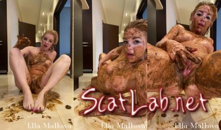 Ultimate Smearing + Pee and Poop Directly on Face (Scat Ella) Masturbating, Fetish [UltraHD 2K] CassieScatStore.com