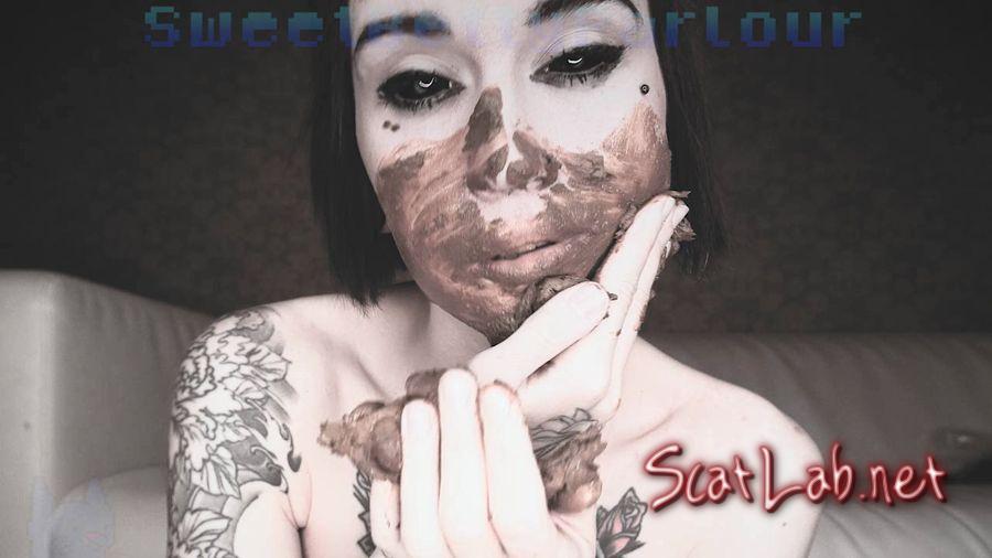 Lets Get my Face Covered in Shit (SweetBettyParlour) Poop Videos / Solo [HD 720p] Extreme Defecation