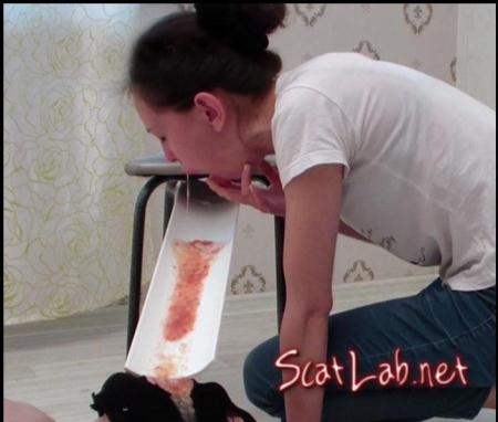 Alina Pukes In Mouth Of A Toilet Slave After A Fish With Pepper And Beer (PooAlina) Swallow Vomit / Vomit Girl [HD 720p] Shit Smeared