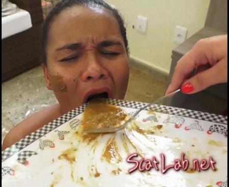 Swallow your Lunch (FernandaScat) Domination, Big pile, New scat [FullHD 1080p]