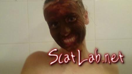 Bathing in shit water. Part 2 (Brown Wife) Solo Scat [FullHD 1080p] Scatting