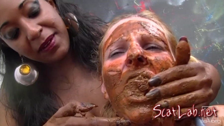 Scat Black And White (Mistress Bruna Minelli) Lesbian, Domination [FullHD 1080p] Humiliation Scat