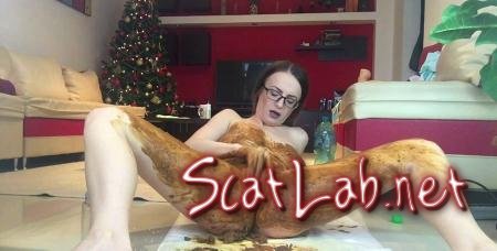 Smearing and orgasms in a skype show (JosslynKane) Solo, Scatting, Toys [HD 720p] Dildo Scat