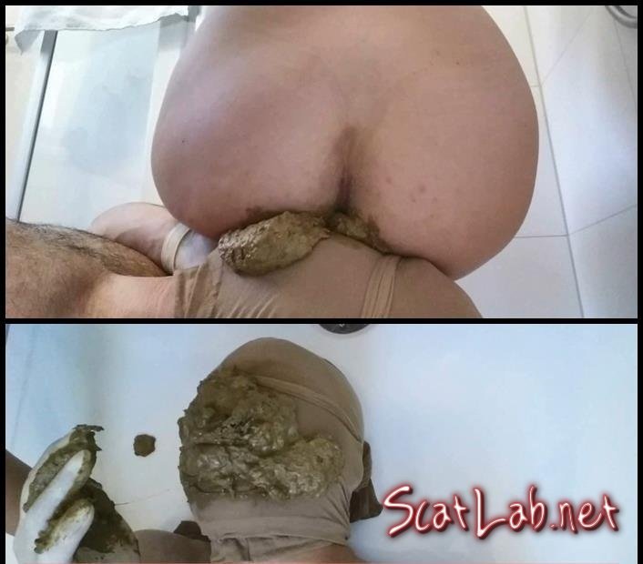 Womens club shit in his face and torture him (Femdom Scat) Femdom, Shitting [FullHD 1080p] Toilet Slavery