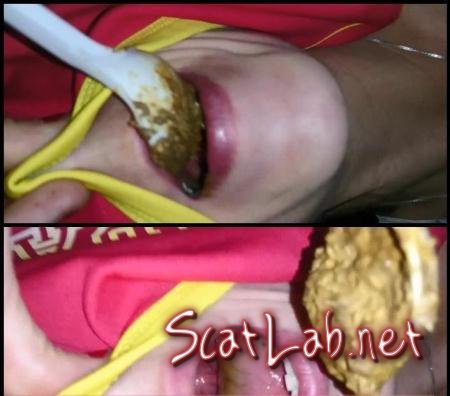 Incredible Scat Amateur Feeding A Lot Of SHIT (REAL SCAT SWALLOW GIRL) Femdom, Amateur [FullHD 1080p] Amateur Scat