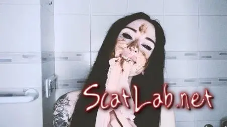 Bathroom SCAT play adventures (DirtyBetty) Scatology, Solo [HD 720p] Extreme Scat