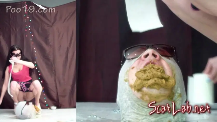 2018 Shit and Piss Party (MilanaSmelly) Femdom, Enema Scat [HD 720p] Humiliation