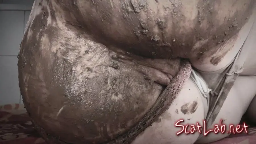 Pantypooping, with SCAT play (ShitGirl) Panties, Solo [FullHD 1080p] Panty Defecation