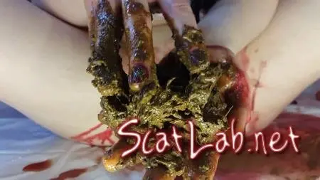 Shit and Blood Vol.4 Part 2 (Anna Coprofield) Shitting Girls, Amateur, Solo [FullHD 1080p] Defecation ScatLab.net