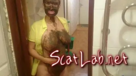 Shit in the sink (Brown wife) Solo, Boobs [FullHD 1080p] Amateur ScatLab.net