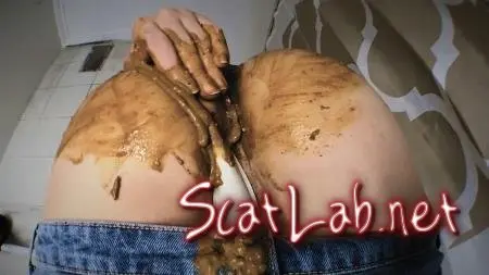 Panty pooping after laxative and cum (DirtyBetty) Solo, Diarrhea [FullHD 1080p] Jean Pooping ScatLab.net