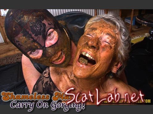 SHAMELESS MATRONS - CARRY ON GORGING! (Angelina, Linda, Sunny, 3 males) Scatology, Blowjob, Mature [HD 720p] Hightide-Video