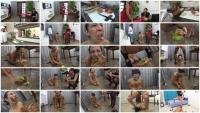 Shit sandwich (ShitGirls) Humiliation, Brazil, Lesbians [UltraHD 4K] Femdom Scat