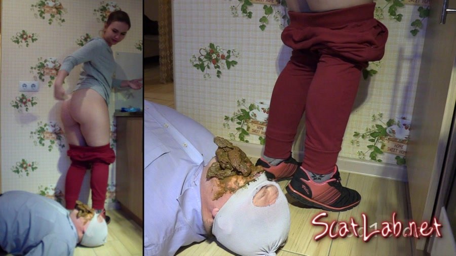Lick the crap off the shoe (MilanaSmelly) Group, Humiliation [HD 720p] Femdom Scat