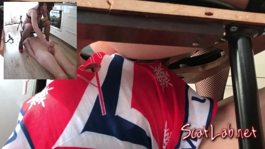 Shit eater worm (MistressAnna) Femdom, Toilet Slavery [FullHD 1080p] Scatting