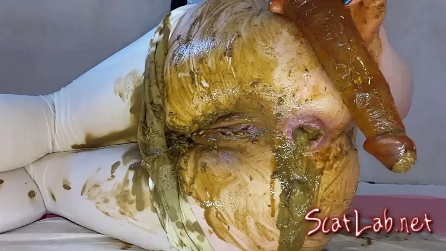 Masturbation Scat (Shitting Ass) Dildo, Solo [FullHD 1080p] Pooping Girls
