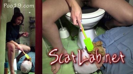 Toilet Slavery (ShitGirl) Domination, Scat Porn [FullHD 1080p] Femdom Scat