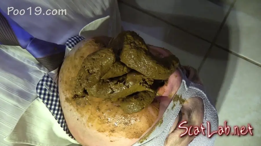 Accelerated eating of shit (MilanaSmelly) Scat Porn, Humiliation [FullHD 1080p] Toilet Slavery