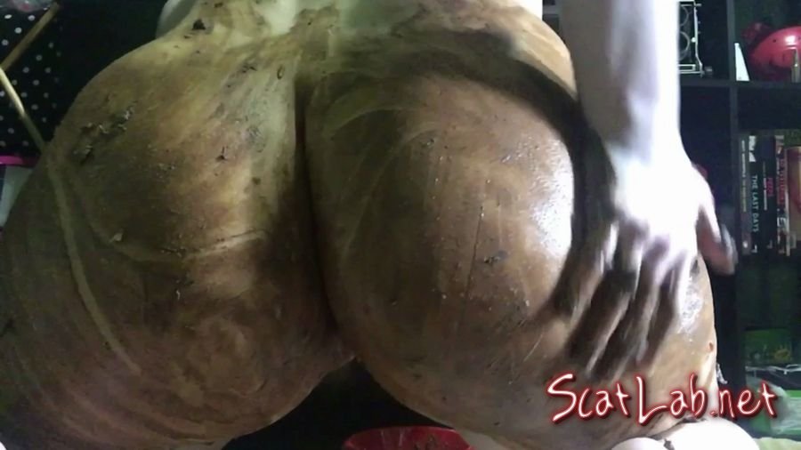 Ass Worship/Humiliation Smear (ChubbiBunni) Scatology, Solo [FullHD 1080p] Farting