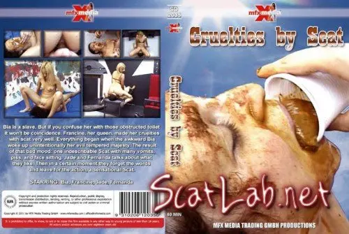 2035 Cruelties By Scat (Bia, Francine, Jade, Fernanda) Eat shit, Smearing, Domination [SD] MFX-Media