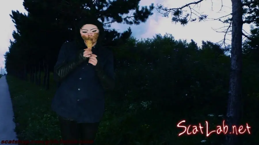 Shit eating right on the street () Eating, Solo [HD 720p] Fetish-zone