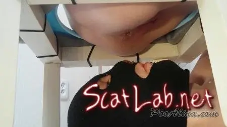 A living female toilet, swallowing shit. Close-up - Really smelly enema from Alina in mouth slave (Alina) Domination, Scat [HD 720p] Toilet Slavery