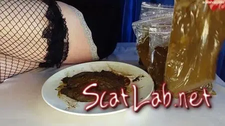 Delicious Dish for My Gourmet (Anna Coprofield) Solo, Defecation [FullHD 1080p] Scatology