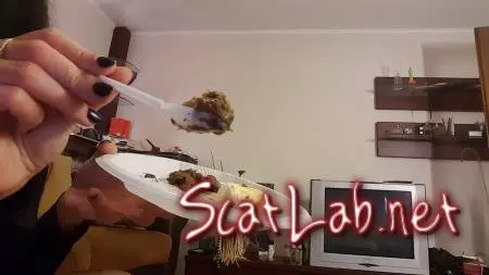 Banana & kaviar for you (Antonella) Scat, Solo [FullHD 1080p] Eating Scat