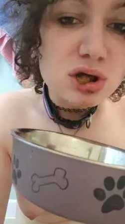 Kinky slut eat own shit part 1 (GoddessAndreea) Defecation, Solo [UltraHD 2K] Eating