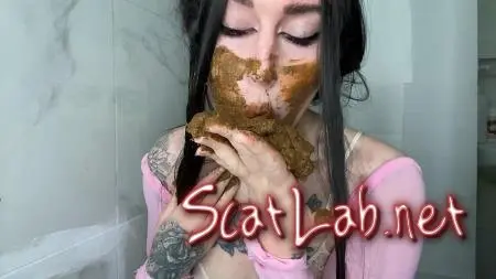 Hot Creepy Scat Girl Milky Puking (ShitGirl) Scatology, Teen, Solo [UltraHD 4K] Defecation ScatLab.net