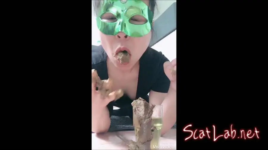 Shit Mouth Packing! (Defecation) Asian, Solo [FullHD 1080p] Farting