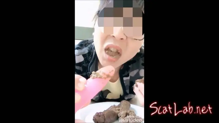 Delicious scat jelly dildo x (Jelly) Eat Shit, Solo [FullHD 1080p] Japan