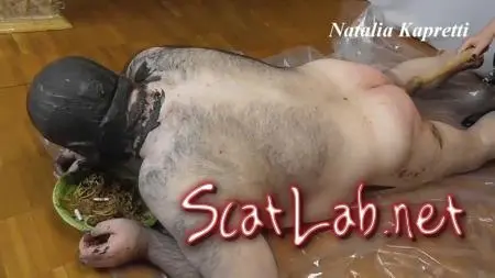 Today Your Dinner - Shit, Pig Snout, Toilet (Natalia Kapretti) DSM, Female Domination [FullHD 1080p] Femdom ScatLab.net
