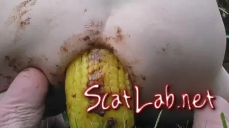 Shitty Corn Dildo (Dirtygardengirl) Masturbation, Dildo [FullHD 1080p] Prolapse