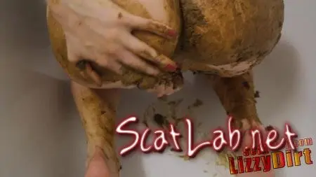 Shitpress Close Up (LizzyDirt) Solo, Shit [UltraHD 4K] New scat ScatLab.net