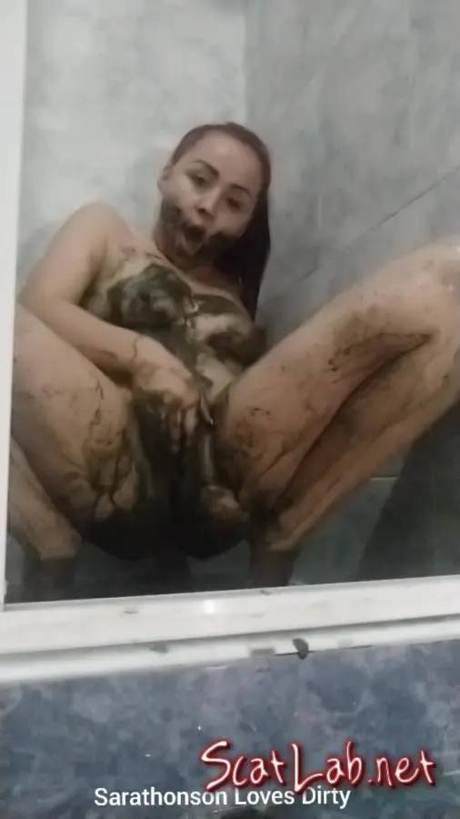 Toliet pooping smearing and drinking toilet water (Sarathonson) Scatting, Masturbation [UltraHD 2K] Amateur