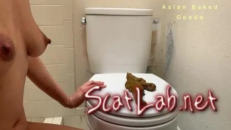 Shit on The Toilet Cover, Back View (Marinayam19) Big pile, Solo [FullHD 1080p] Kaviar Scat