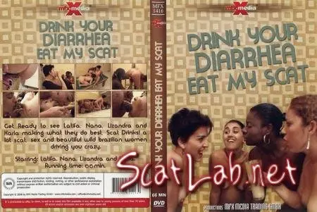 MFX-1416 Drink your Diarrhea, Eat my Scat (Latifa, Nana, Lizandra, Karla) Scat, Lesbians [DVDRip] MFX Media