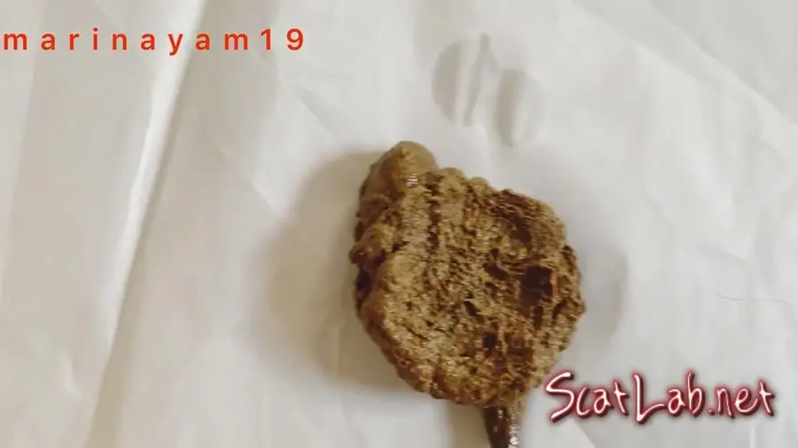 Marina cums and shits backstage between speech (Marinayam19) Shitting, Solo [FullHD 1080p] Scat