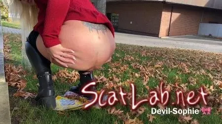 And from the post; P Today my sausage is traveling with Devil Sophie (SteffiBlond) Extreme, Solo [UltraHD 4K] Defecation ScatLab.net