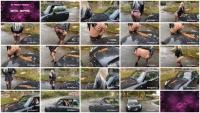 Fiercely shit on the hood - with this mess I go now (Devil Sophie) Solo, Diarrhea [FullHD 1080p] Outdoor Scat