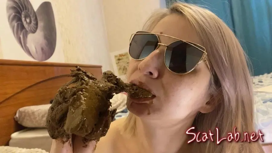 I chew and smear shit, nausea (p00girl) Solo, Eat [FullHD 1080p] Scatshop.com